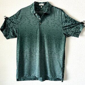 Peter Millar - Perfprmance Jersey Polo - L - Faded Green Camo